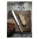 Klassisches Brotmesser mit Gravur und Eichengriff
